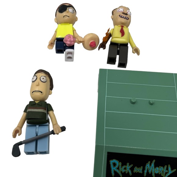 Rick and Morty Mcfarlane Toys Mini Figure‎ Lot, Evil Rick INCOMPLETE - Picture 2 of 9